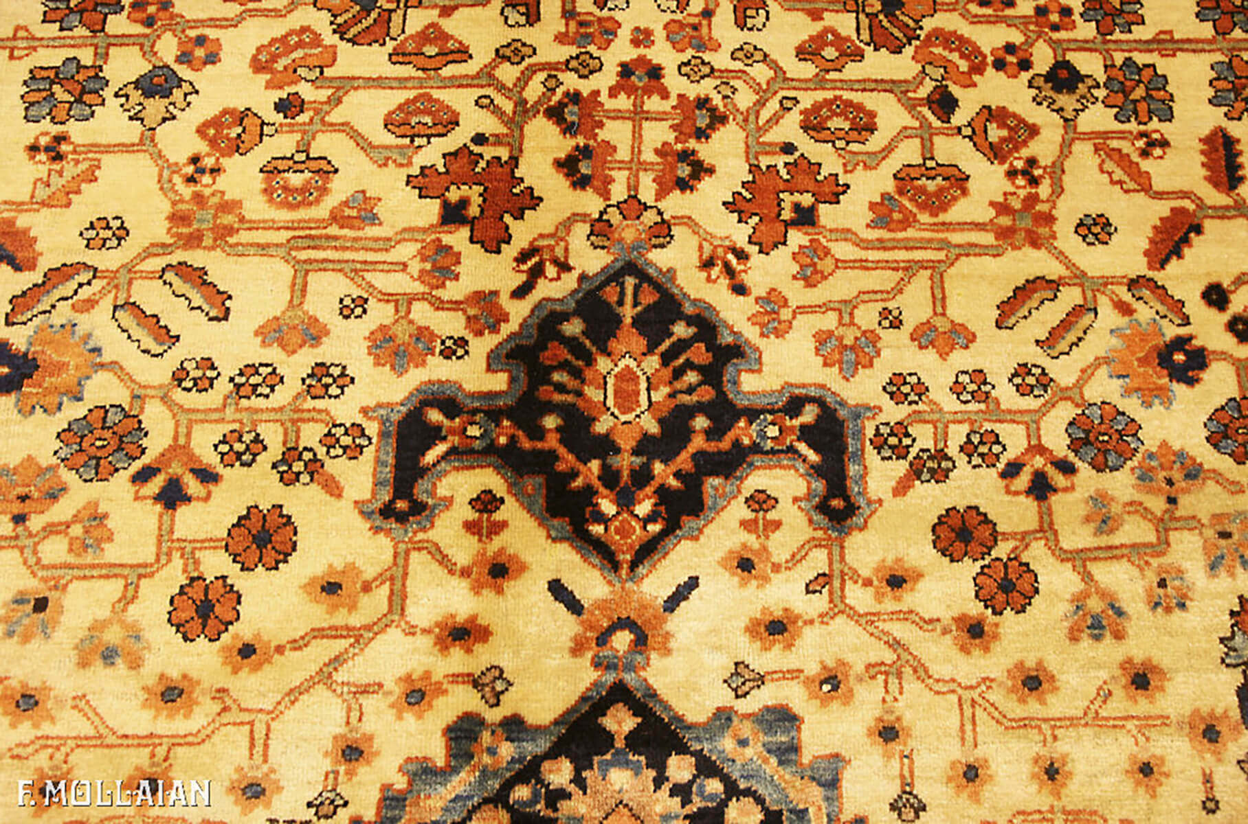 Alfombra Persa Antigua Saruk Farahan n°:76575448